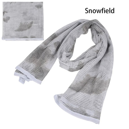 Veil Camo Mesh Scarf for Outdoor Camping Hiking Hunting Activities