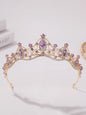 Korean Style Girl Bridal Tiara Hair Accessory for Weddings and Parties