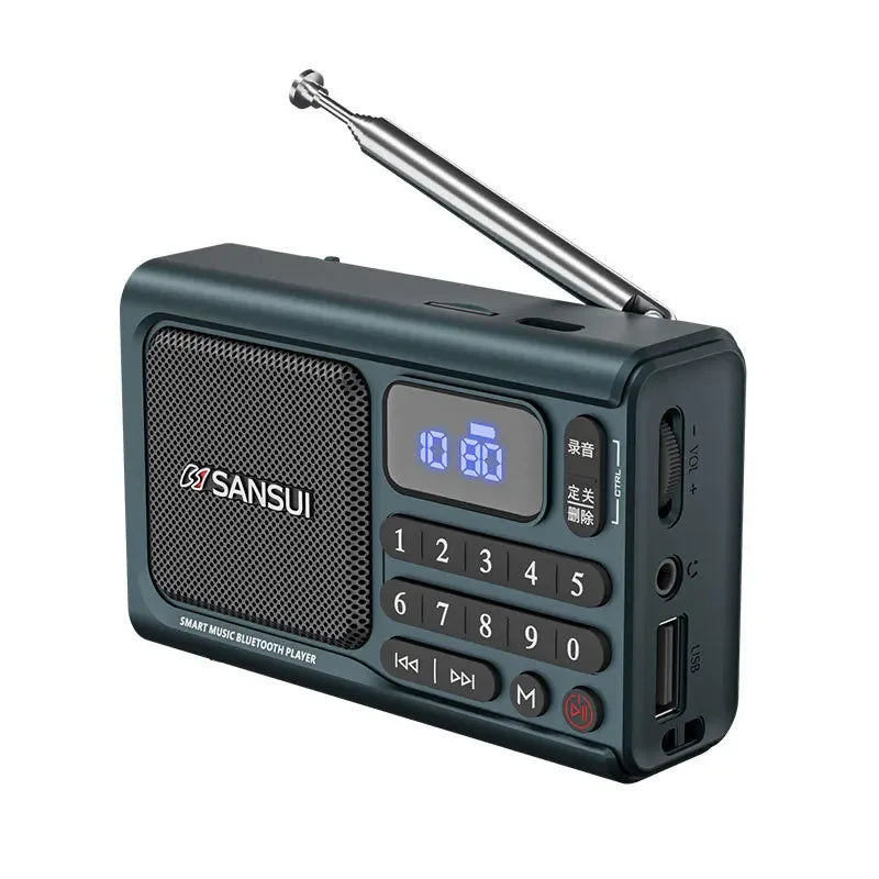 Wireless Bluetooth Speaker Portable Digital Music Player FM Radio