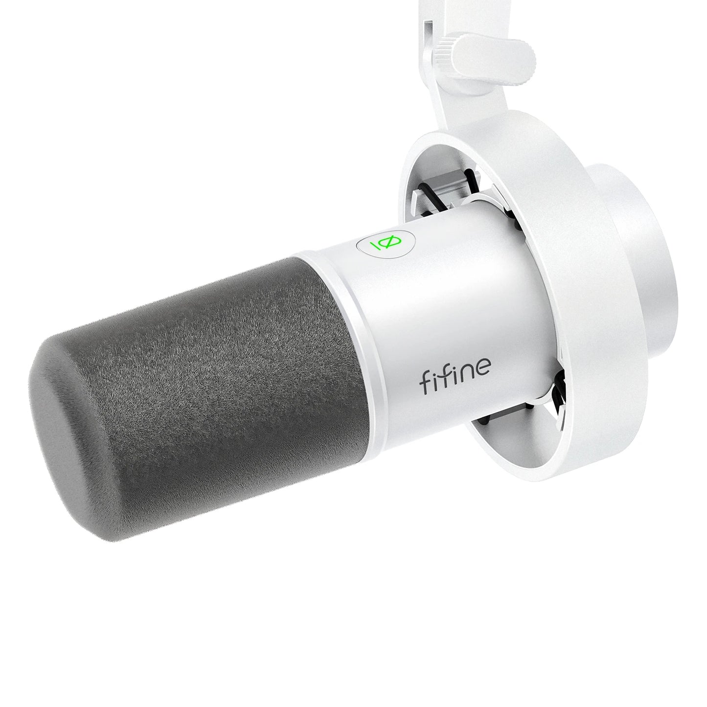 FIFINE K688 XLR/USB Dynamic Microphone with Monitoring Gain Knob Touch Mute for PC Mixer