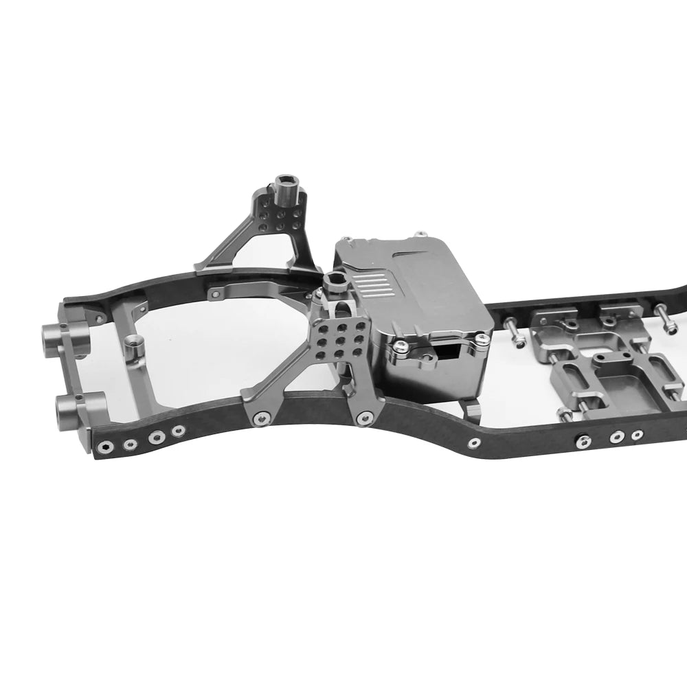 1/10 RC Crawler 4mm Carbon Fiber Chassis Frame CNC Girder Kit for Axial SCX10 II - EXPROTAS