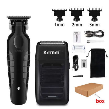 Kemei Hair Clipper Professional Cordless Trimmer Electric Shaver Beard Machine