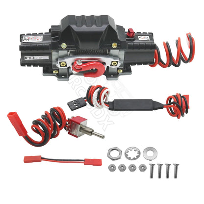 RC Metal Double-Motor Automatic Winch for 1/10 Crawler Axial SCX10 TRX4 D110 CC01 RGT - EXPROTAS