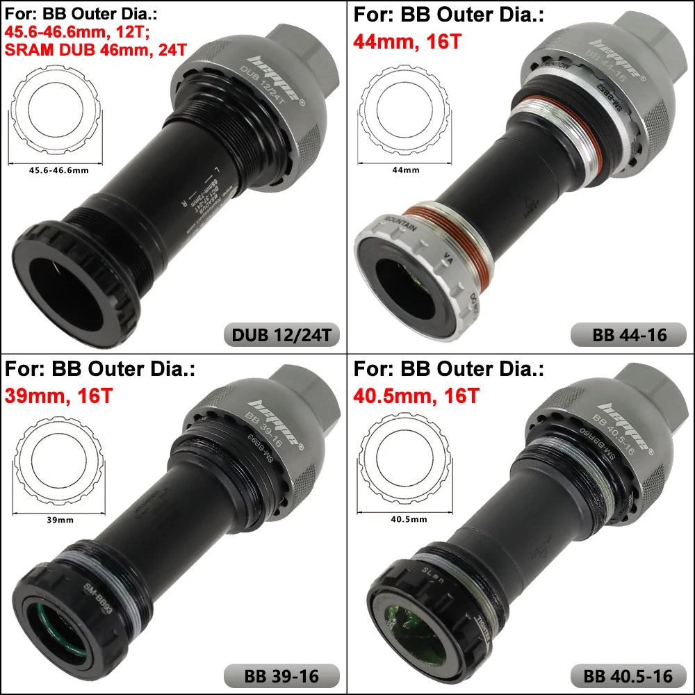 HEPPE Bike Bottom Bracket Install and Removal Tool SRAM DUB Bottom Bracket Wrench Bike BB Repair Tool Kit for  BBR60 GXP BB52 XT-EXPROTAS