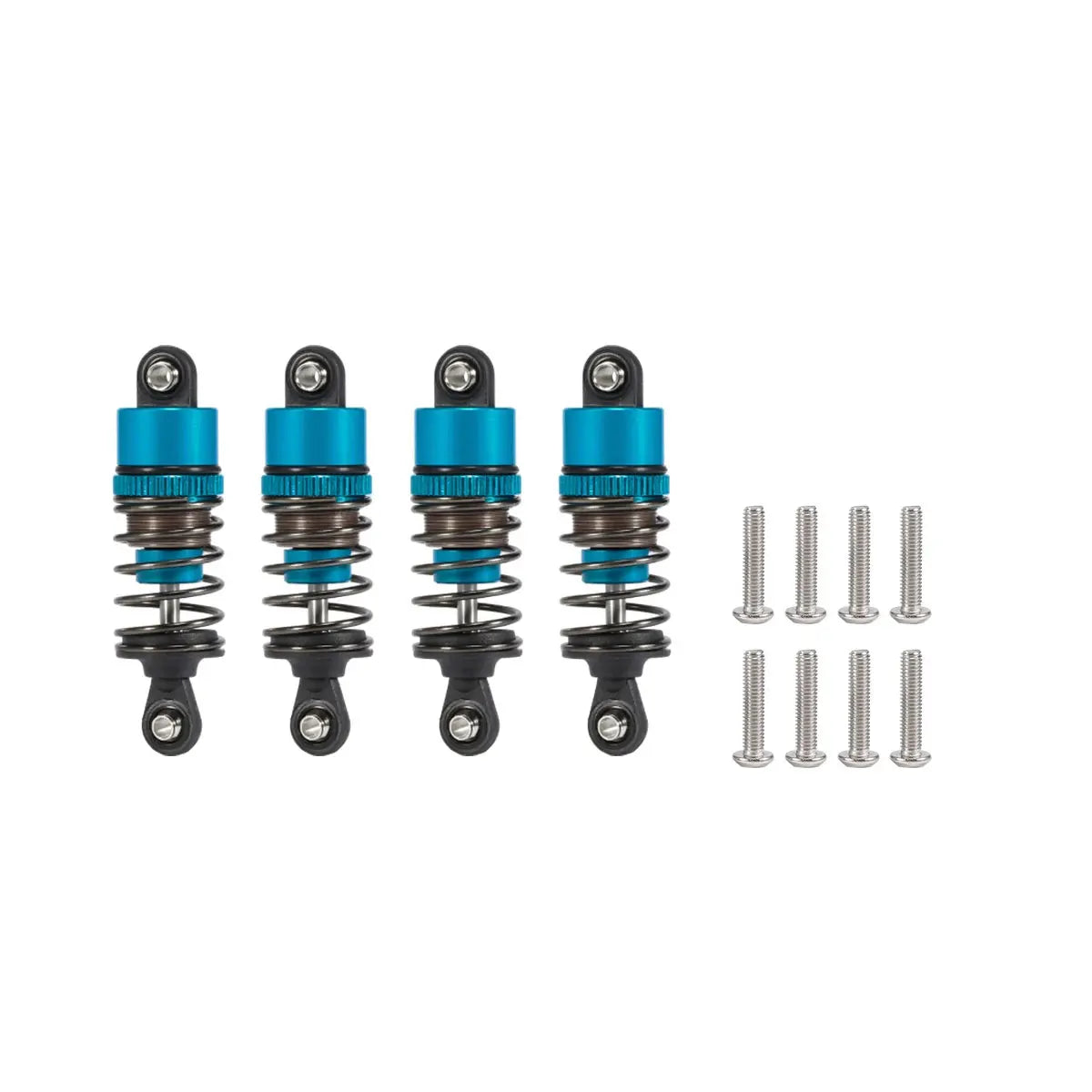 4Pcs Adjustable Oil Filled Shocks 52-120mm 1/10 RC Buggy Truggy Drift Car