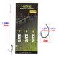 6pcs Fishing Ready-made Hook Links Carp Feeder Tackle Rigs