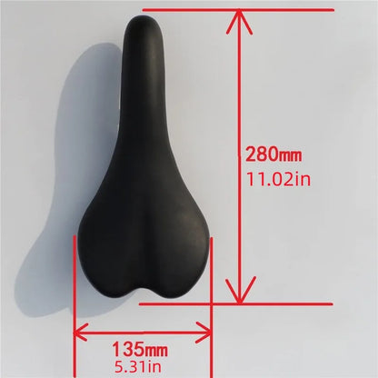 Bicycle Saddle Medium Padding Bike Seat for Mountain Road Bikes Comfort