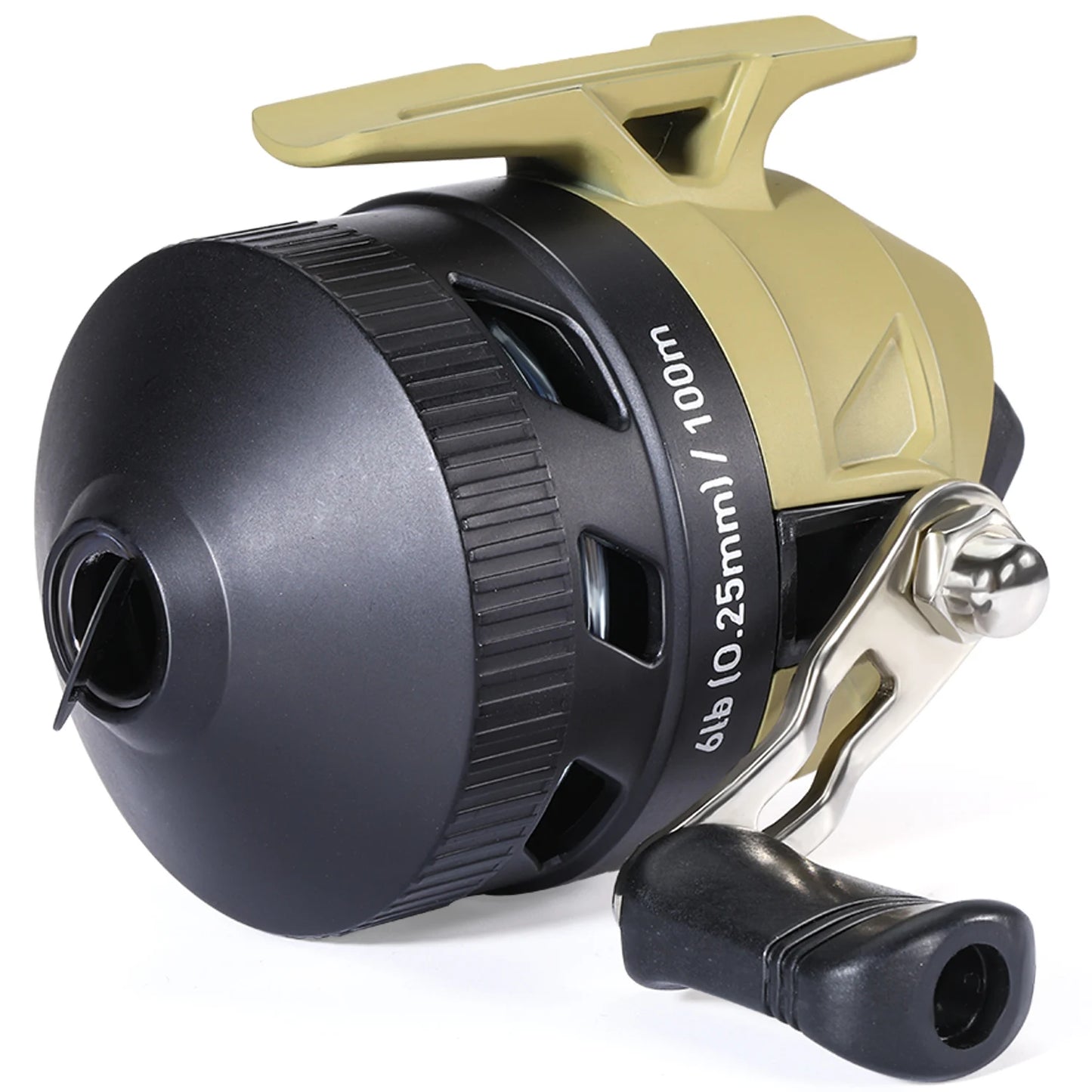 Freshwater Casting Reel Sougayilang 3.4:1 Gear Ratio Alloy Spool with Line