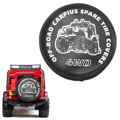Spare Tires Cover 1/10 RC Crawler Car Compatible with 4.52"-4.72" Tires