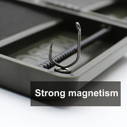 Magnetic Carp Rig Organiser Box Multi-Compartment Tackle Case Ronnie Rigs