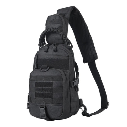 Tactical Chest Bag Sling Backpack Outdoor Travel Military Mens Molle Bags