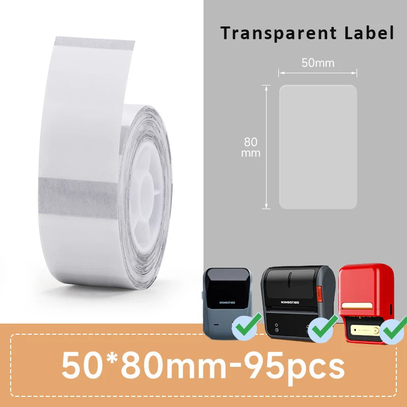 Self-adhesive Paper Waterproof Stickers for Christmas Labels - 40x20mm