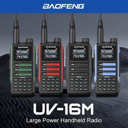 Baofeng UV16M Two Way Radio Walkie Talkie Long Range UHF VHF AM FM