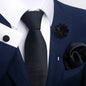 Men's Pocket Square Cufflink Tie Set Wedding Accessories by EXPROTAS