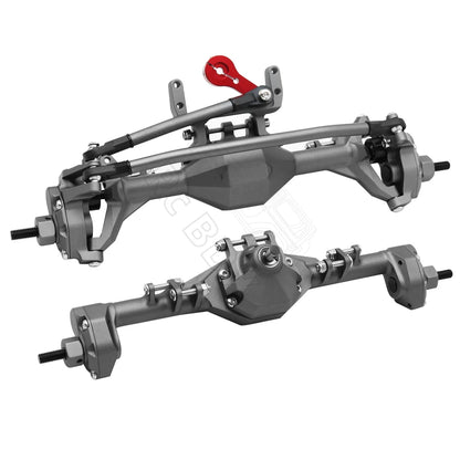CNC Integrated Front & Rear Portal Axle for 1/10 RC Crawler Axial SCX10 II RGT GEN8 - EXPROTAS