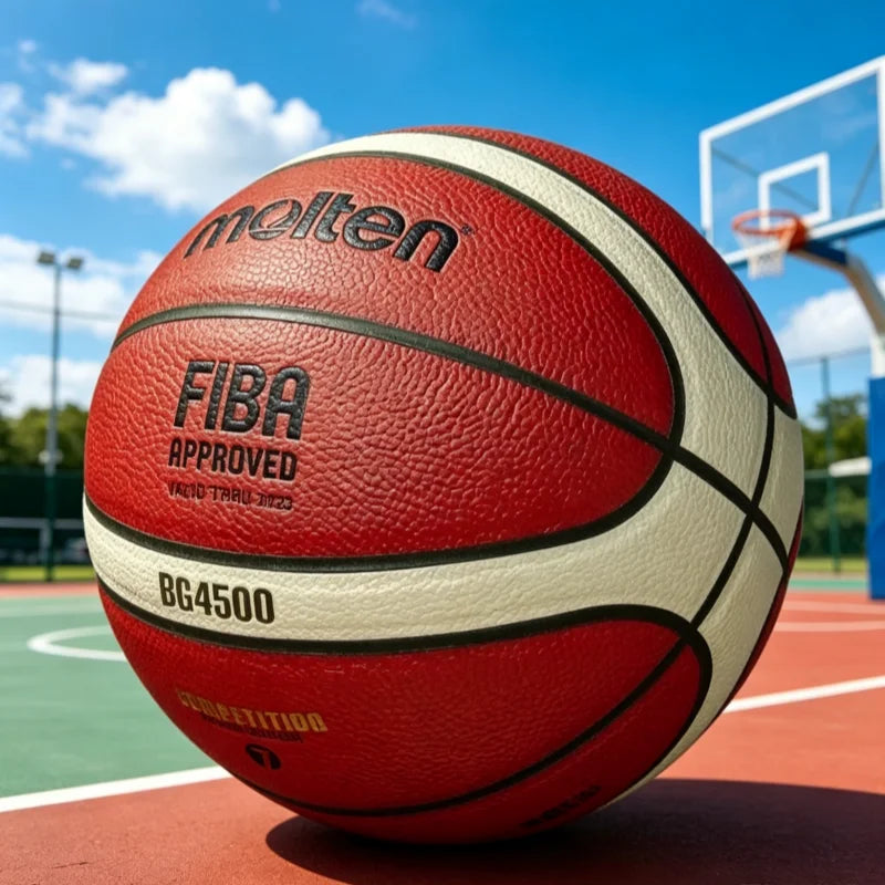 Molten BG4500 Basketball Number 5/6/7 Wet Proof Wear Resistant PU Soft Leather for Youth  Training