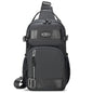 Men's Chest Bag Waterproof Crossbody Sling Backpack Travel Outdoor USB