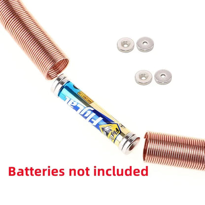Electromagnetic Battery Train Coil Power Magnets STEM Physics Experiment
