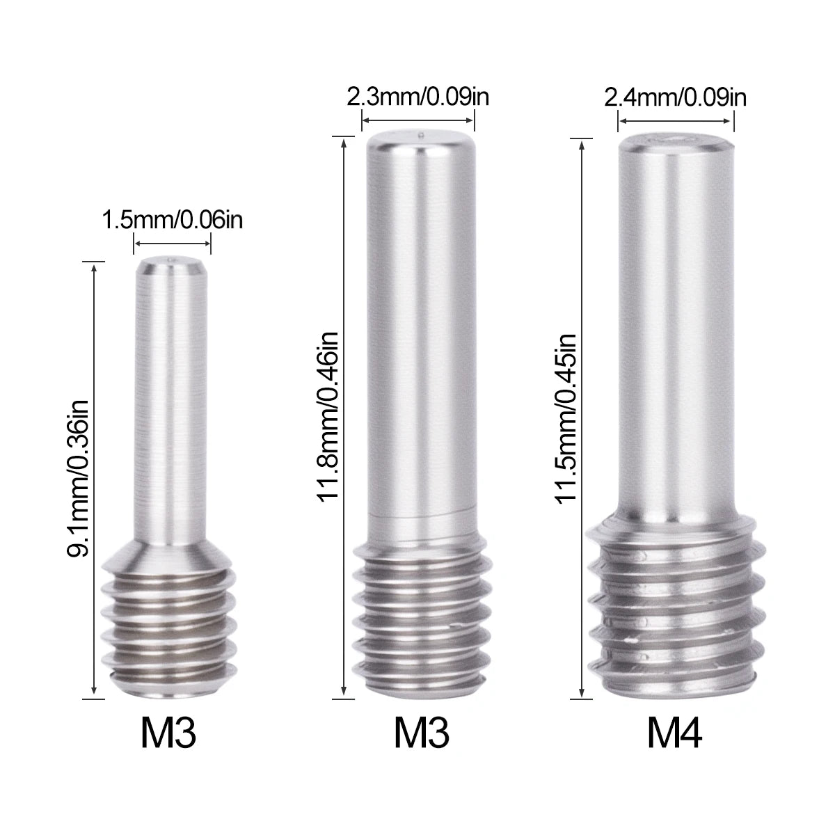 For 1/10 RC Crawler Car 10Pcs Axle Pin Bumper Screw Set SCX10