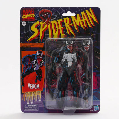 Marvel Legends Retro Cardback Spider-Man Cel-Shading Comics PVC Action Figure Collectible Model Toy Gift-EXPROTAS
