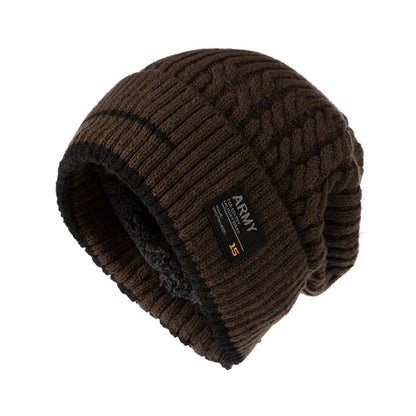 Winter Beanie Hat Knitted Warm Cap Unisex Men Women Bonnet 2023
