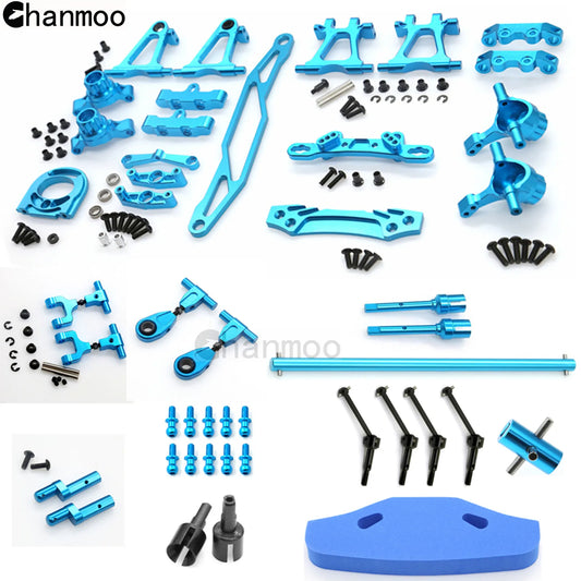 RC Car Upgrade Parts for Tamiya TT02 Metal Front Rear Steering Swing Arms