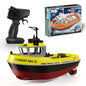 JIKEFUN 686 Rc Boat 2.4G 1/72 Powerful Dual Motor Long Range Wireless Electric Remote Control Tugboat Model  Toys for Boys Gift-EXPROTAS