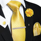Men's Plaid Tie Clip Set with Pocket Square Cufflinks Wedding Accessories