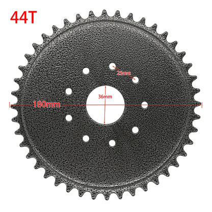 36T 44T Rear Drive Sprocket Kit with Mount Pads for 49cc 66cc 80cc Motorised Bike