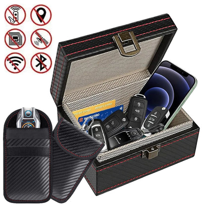 Faraday Box Car Keyless Signal Blocker Pouch RFID Anti-Theft Security