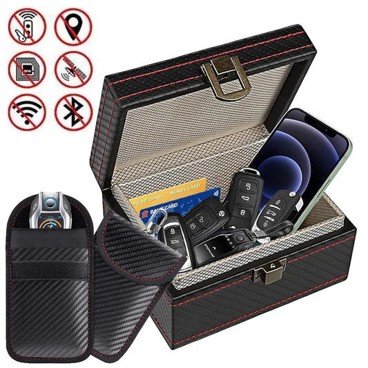 Faraday Box Car Keyless Signal Blocker Pouch RFID Anti-Theft Security