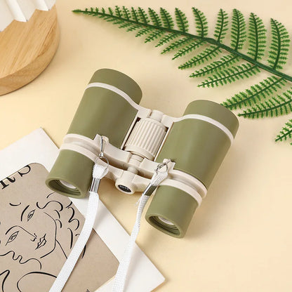 Kids Jungle Binoculars Magnifying Glass Toy Shockproof Hiking Outdoor Play