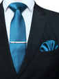 Suits Necktie Clip 8cm Mens Slim Solid Classic Wedding Party Ties