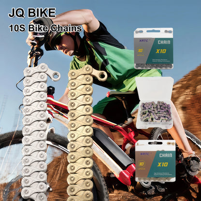 10 Speed Bike Chain 116 Links MTB Road Bicycle Chain 1/2x11/128 Inch