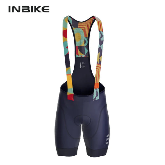 INBIKE Mens MTB Cycling Bib Shorts Padded Road Mountain Bike Riding Shorts
