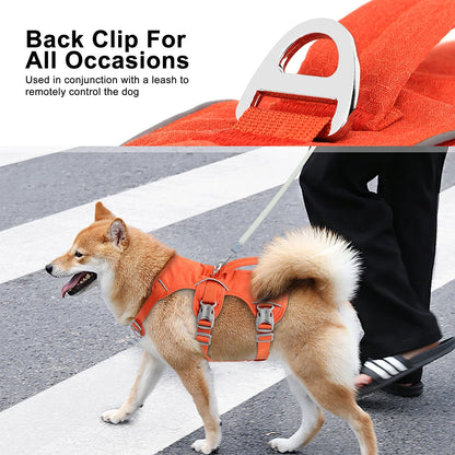 Escape Proof Dog Harness Reflective Vest with Handle for Small Medium Dogs