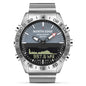North Edge Men's 200M Waterproof Dive Watch Digital Compass Altimeter