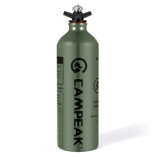 Portable Liquid Fuel Bottle Aluminum Gasoline Kerosene Alcohol Spare Storage Can 0.5L/1L-EXPROTAS