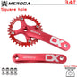 104BCD MTB Crankset 170mm Aluminum Square Taper 32T-42T Chainring