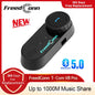 Freedconn T Com VB Motorcycle Helmet Headset Bluetooth Stereo Intercom Call Wireless Communication Interphone FM Music Sharing-EXPROTAS