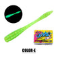 Ajing Soft Fishing Lure TPR Glow Worm Rockfish Bass Bait 20Pcs Set