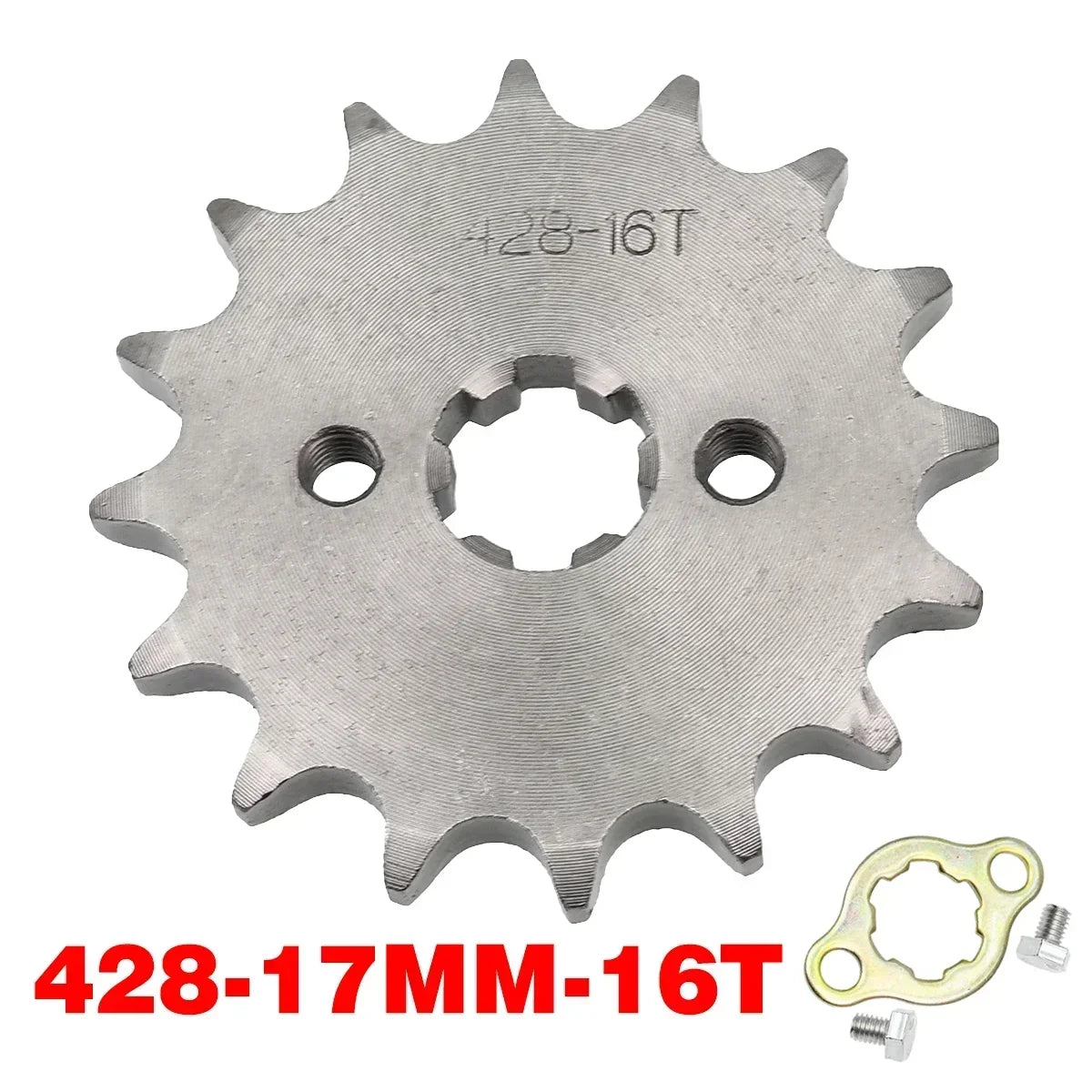 Chain 428# 17mm 20MM 10t 11T 12t 13T 14T 15t 16t 17T 18t 19T Motorcycle Sprocket