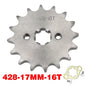 Chain 428# 17mm 20MM 10t 11T 12t 13T 14T 15t 16t 17T 18t 19T Motorcycle Sprocket