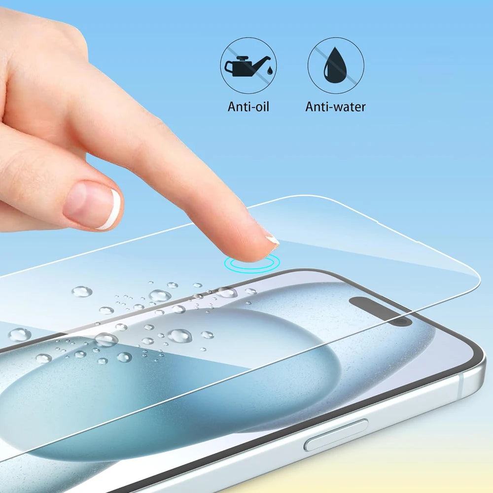 Tempered Glass Max Screen Protector for iPhone 18 17 16 15 14 13 Plus Mini