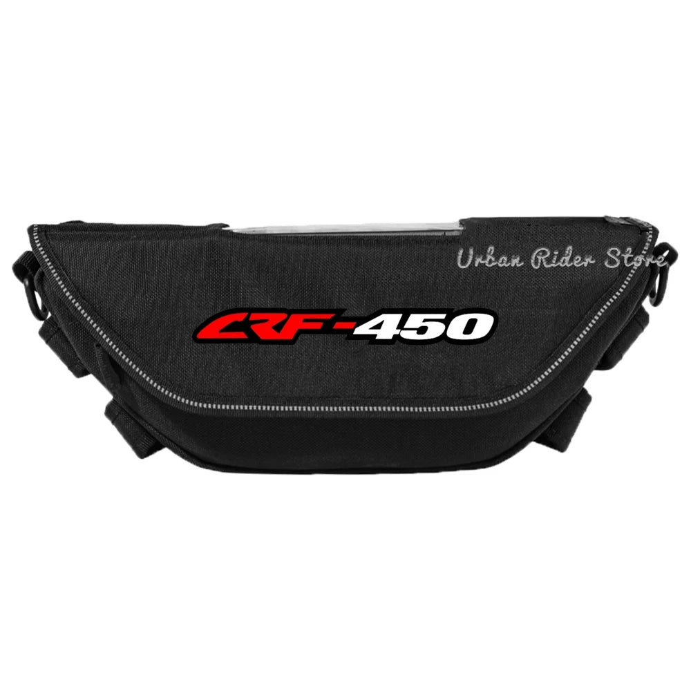 Waterproof Motorcycle Handlebar Travel Storage Bag for Honda CRF450R/CRF450RL