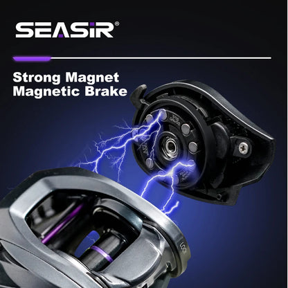 BFS Baitcasting Reel 133g Ultralight 7.6:1 Seasir ZERO-VX 6+1BB 4kg Drag