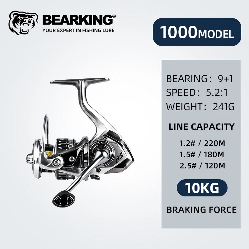 Fishing Reel Spinning Saltwater 1000-6000 9+1BB Max Drag 20KG