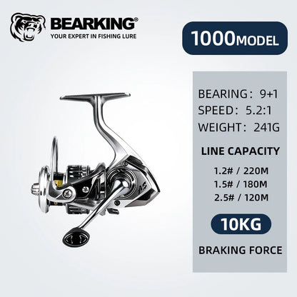 Fishing Reel Spinning Saltwater 1000-6000 9+1BB Max Drag 20KG