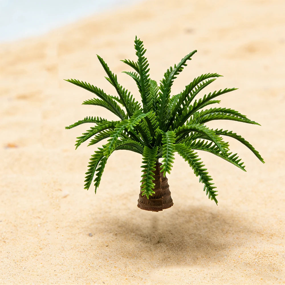 5Pcs Coconut Palm Tree Mini Garden Decor 2-5CM Fairy Layout