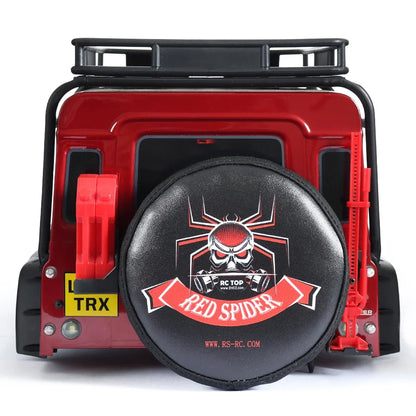1/10 Leather Spare Tyre Cover 1.9 110-120mm Wheels RC Crawler TRX4 D90